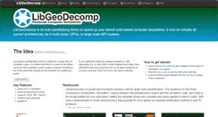 Desktop Screenshot of libgeodecomp.org